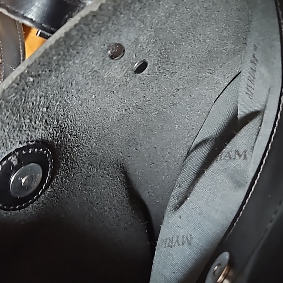 Myriam "MaryAm" Soft Black Leather Satchel Bag - Picture 12 of 16